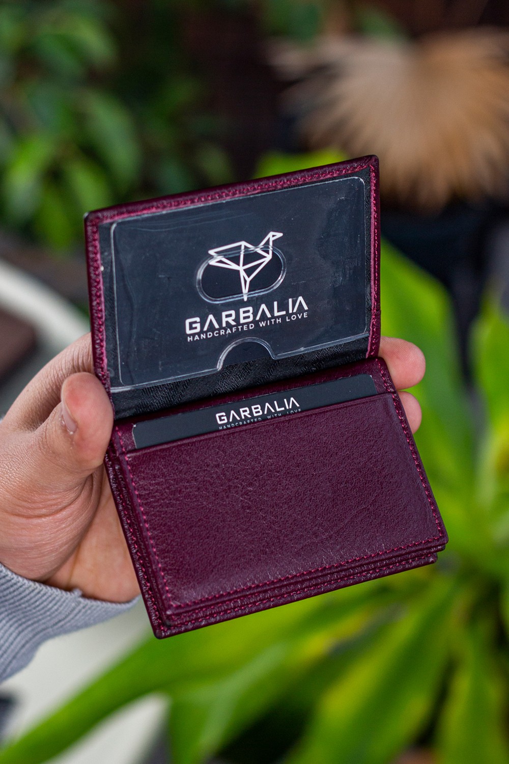Garbalia Minimal Kartlık Crazy Deri Erkekler İçin Şık Tasarım ve Hediye Seçeneği görsel 3