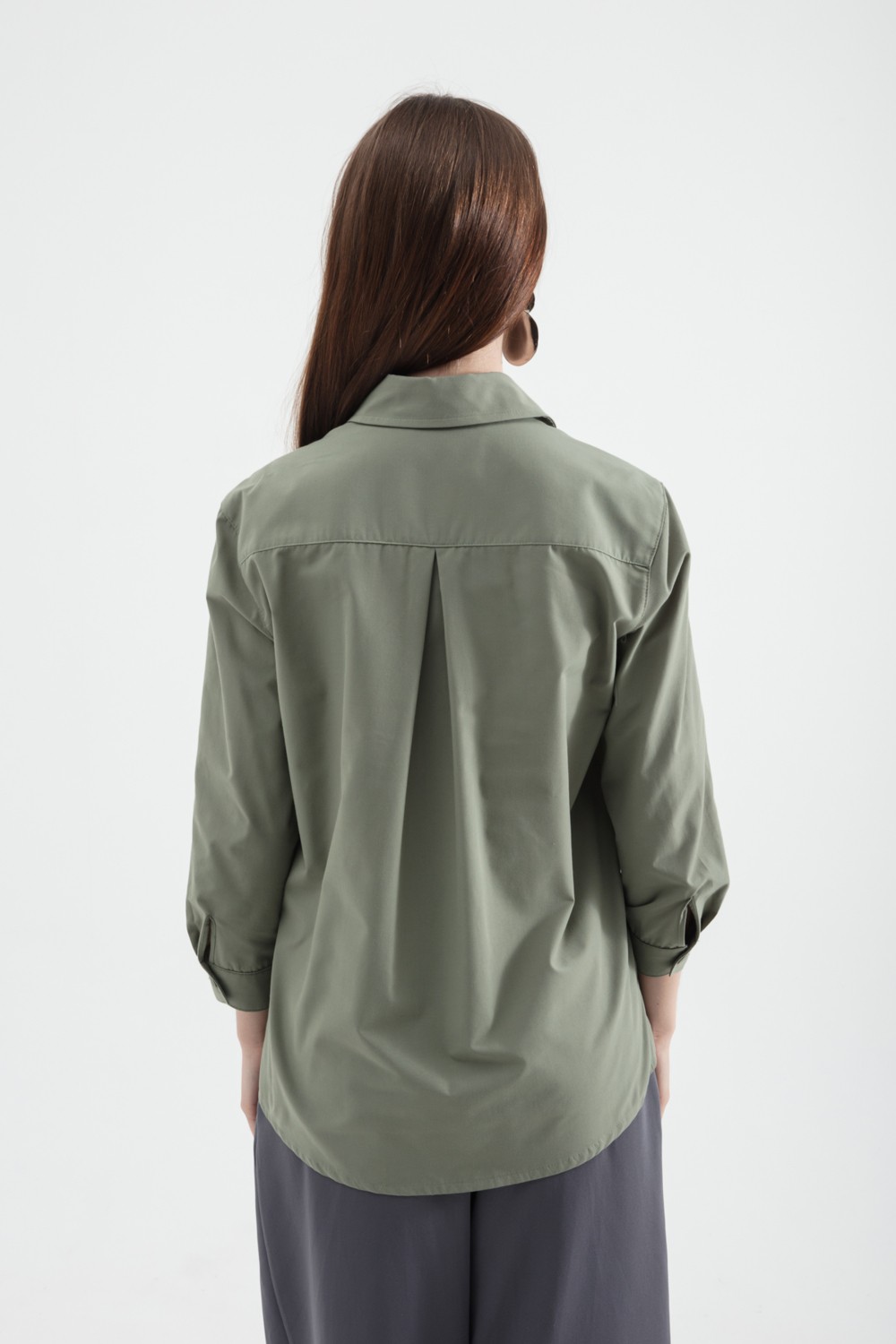 Arzu Özel Moda Atölyesi Oversize Poplin Gömlek görsel 5