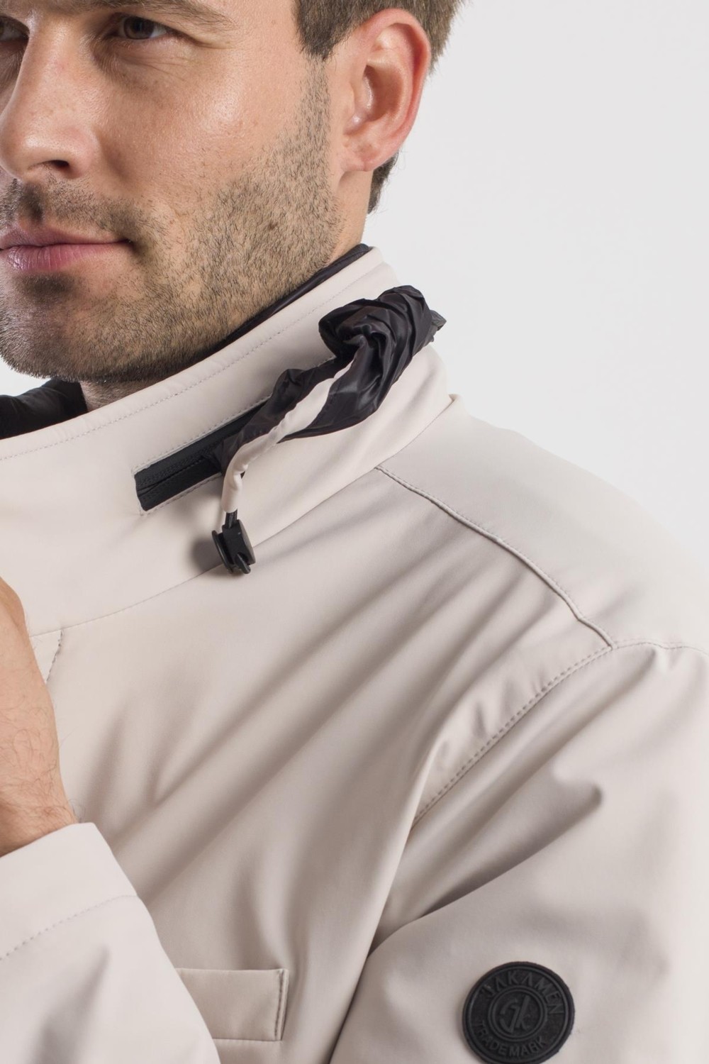 Jakamen Taş Comfort Fit Gizli Kapüşonlu Mont görsel 5