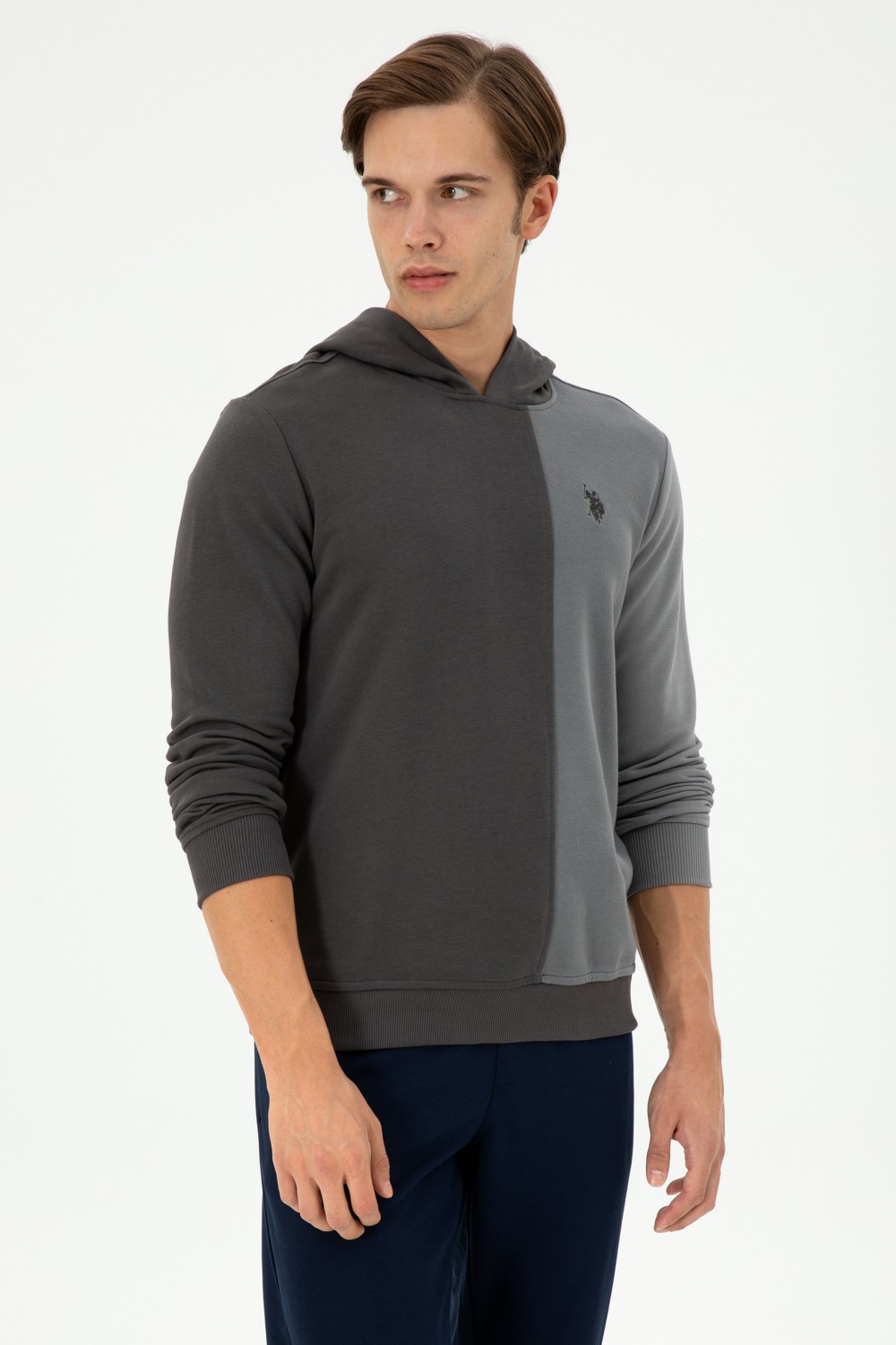 U.S. Polo Assn. Erkek İndigo Sweatshirt 50293451-VR028 görsel 8