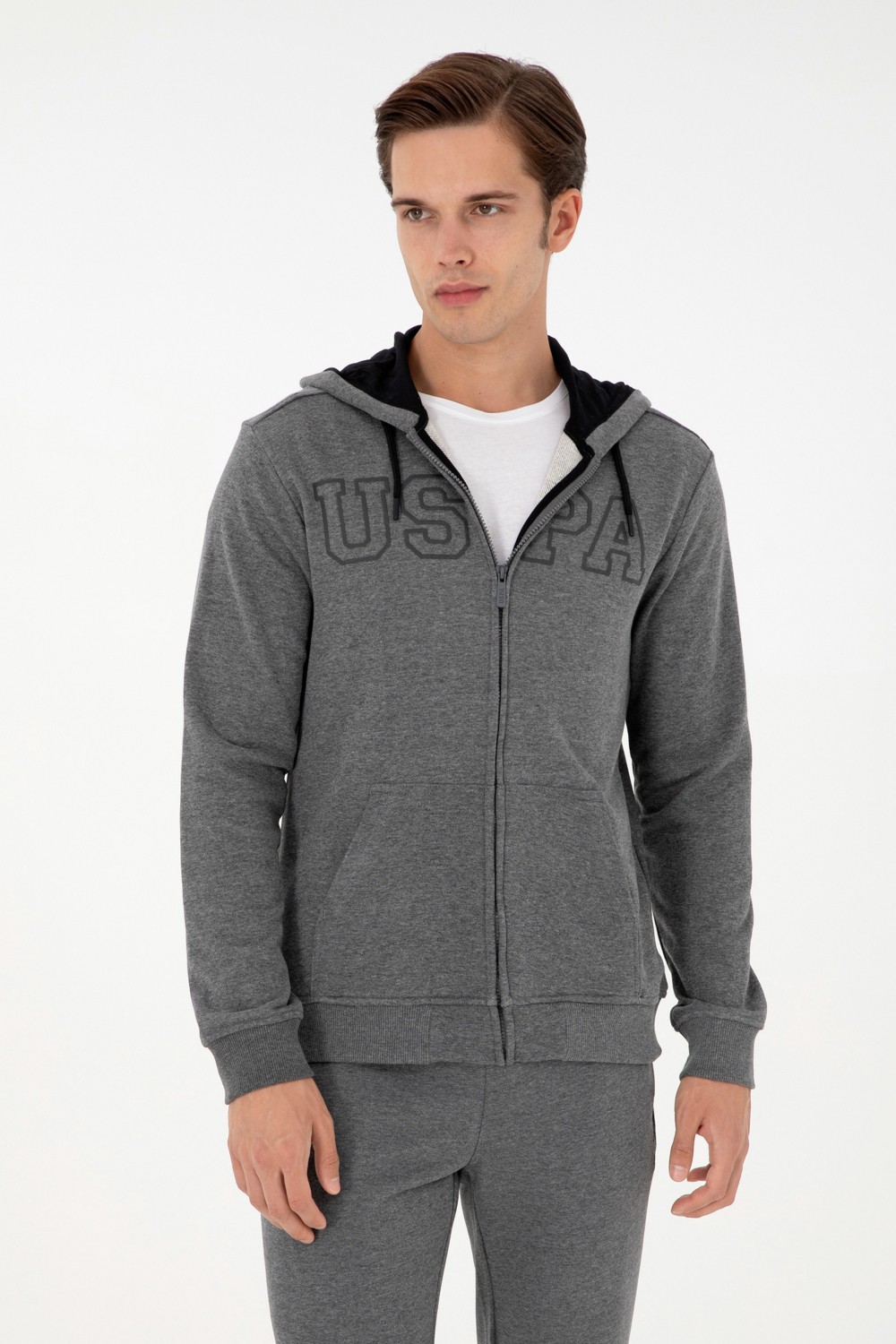 U.S. Polo Assn. Erkek Koyu Yeşil Örme Hırka 50295172-VR079