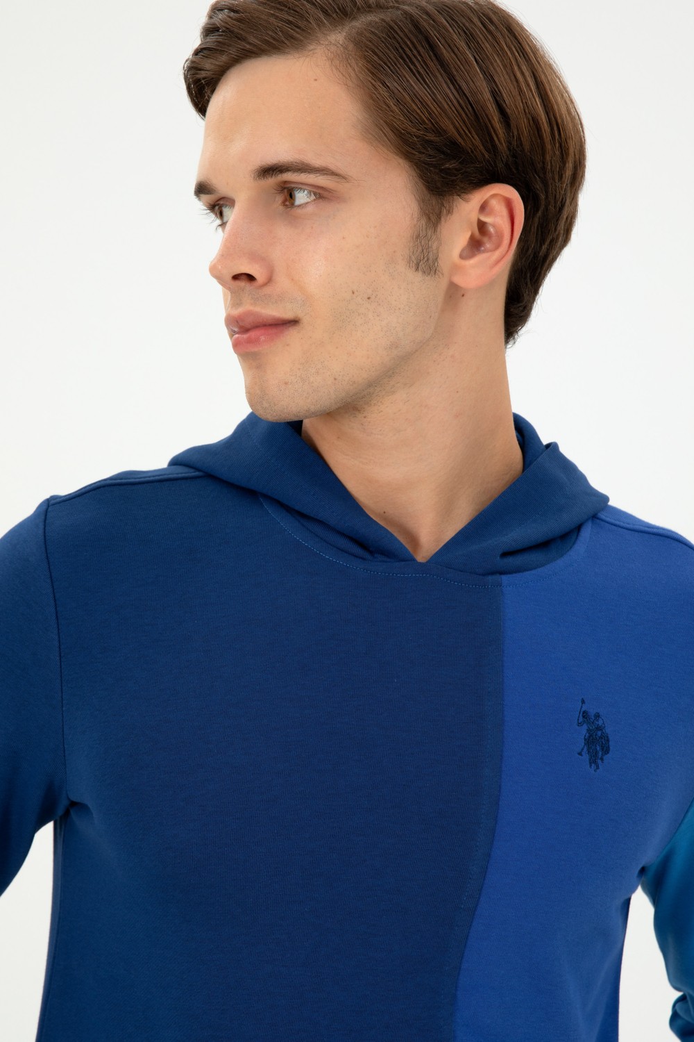 U.S. Polo Assn. Erkek İndigo Sweatshirt 50293451-VR028 görsel 2