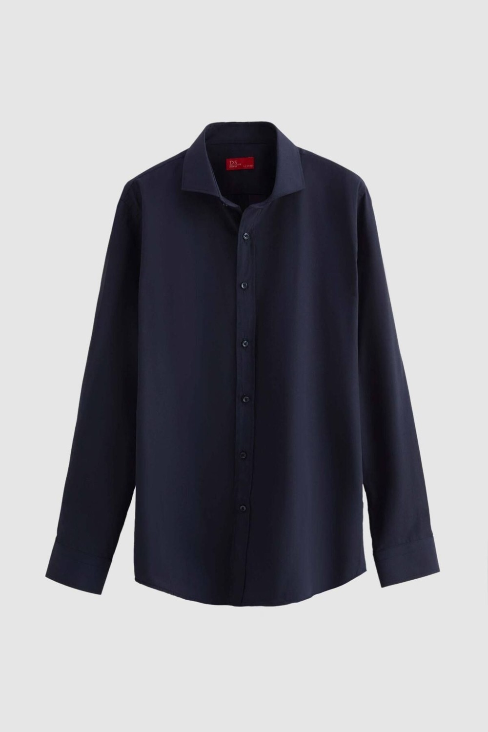 D'S Damat Slim Fit Beyaz Italyan Yaka Dar Kesim Klasik Kravatlık Uzun Kollu Kolay Ütülenebilir Nefes 2HF02ORT4185 görsel 5