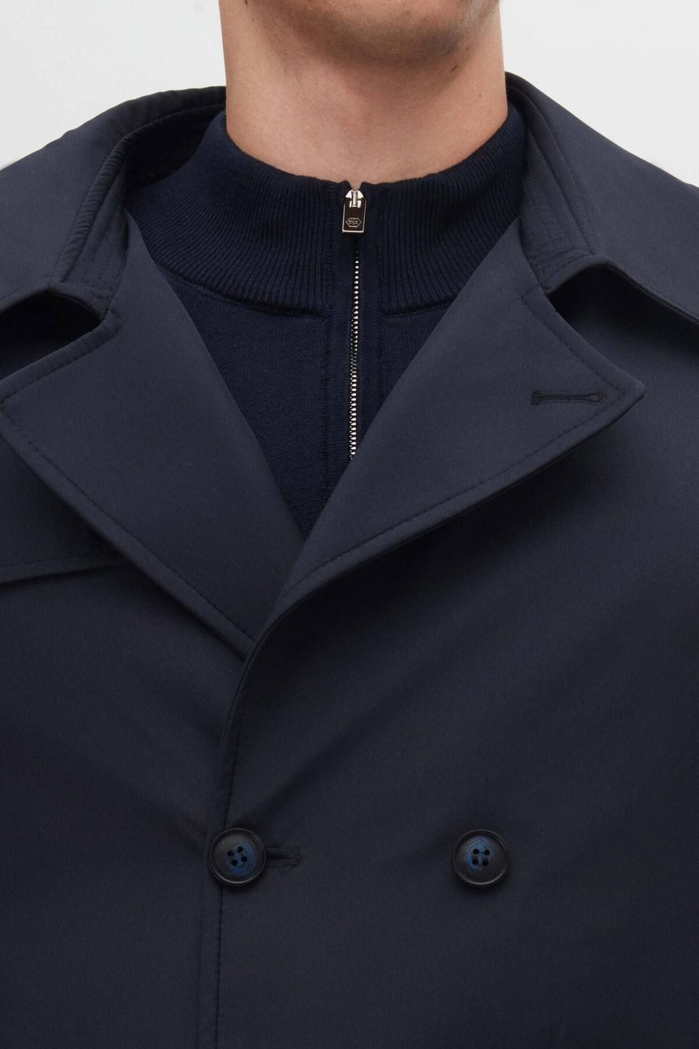 D'S Damat Ds Damat Regular Fit Koyu Bej Apoletli Beli Kemerli Pardösü/trenckot 1HF08ORT00013 görsel 4