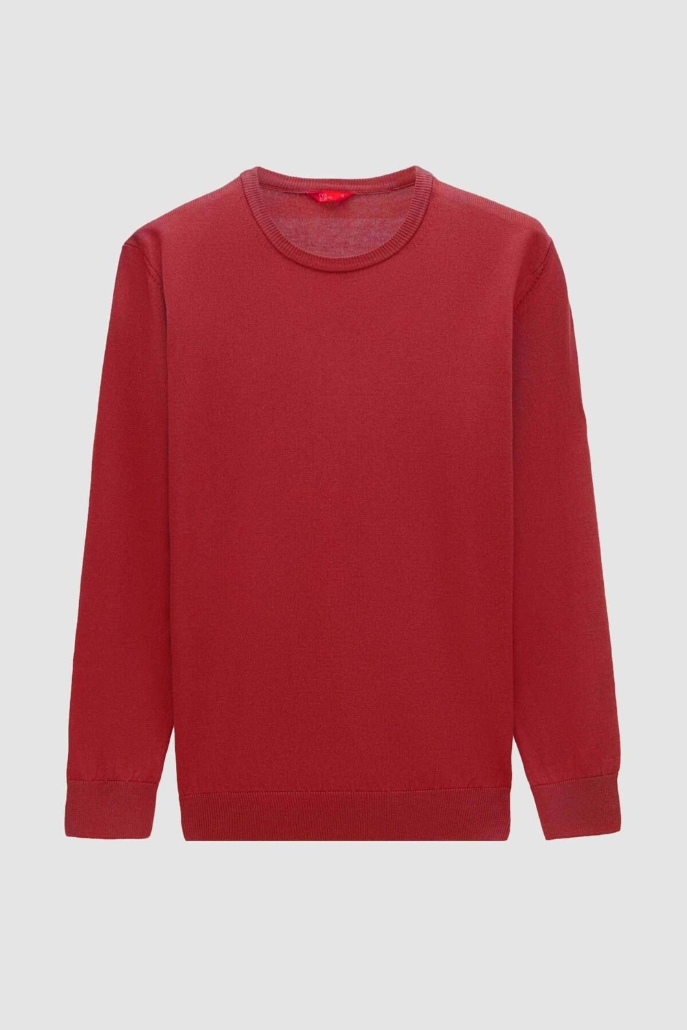 D'S Damat Regular Fit Kiremit Pamuk Karışımlı Triko Kazak 5HF06ORT12004 görsel 5