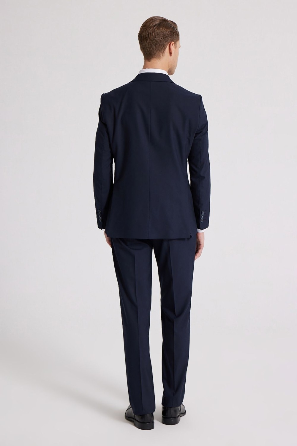 D'S Damat Slim Fit Siyah Düz Mono Yaka Çift Yırtmaçlı Astarlı Takim Elbise 4HF05ORT01577 görsel 4