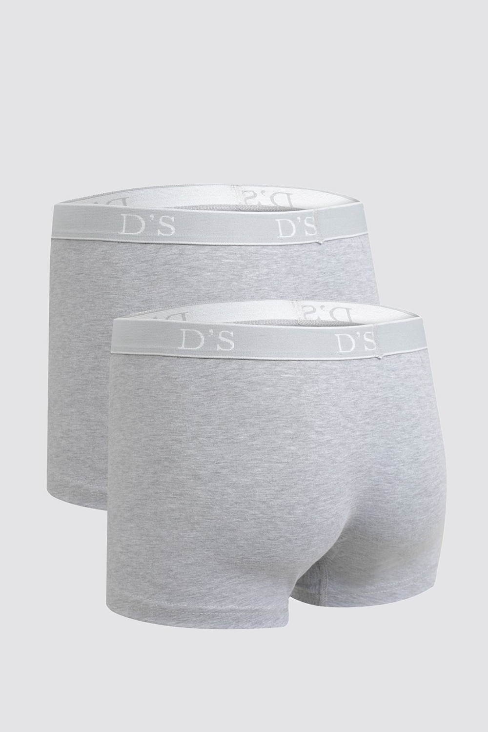 D'S Damat Ds Damat Siyah Beli Lastikli Erkek Boxer 2'li Set Esneyebilen Likralı Tasarım 4HC44ORTBS02 görsel 2