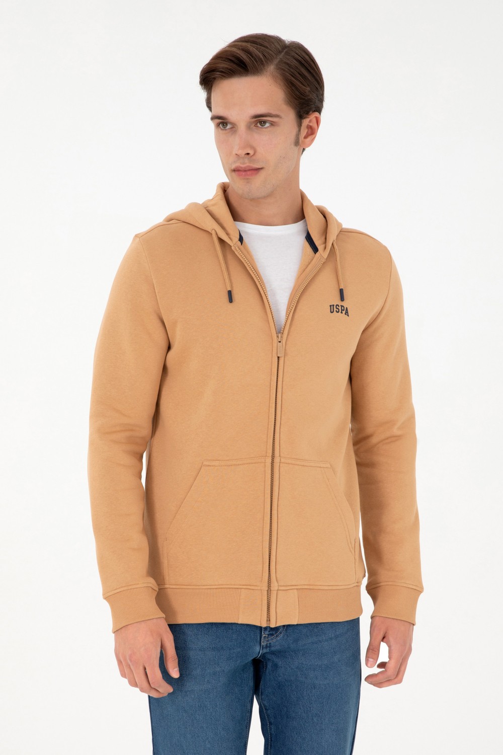 U.S. Polo Assn. Erkek Bordo Şardonlu Örme Hırka 50293146-VR014