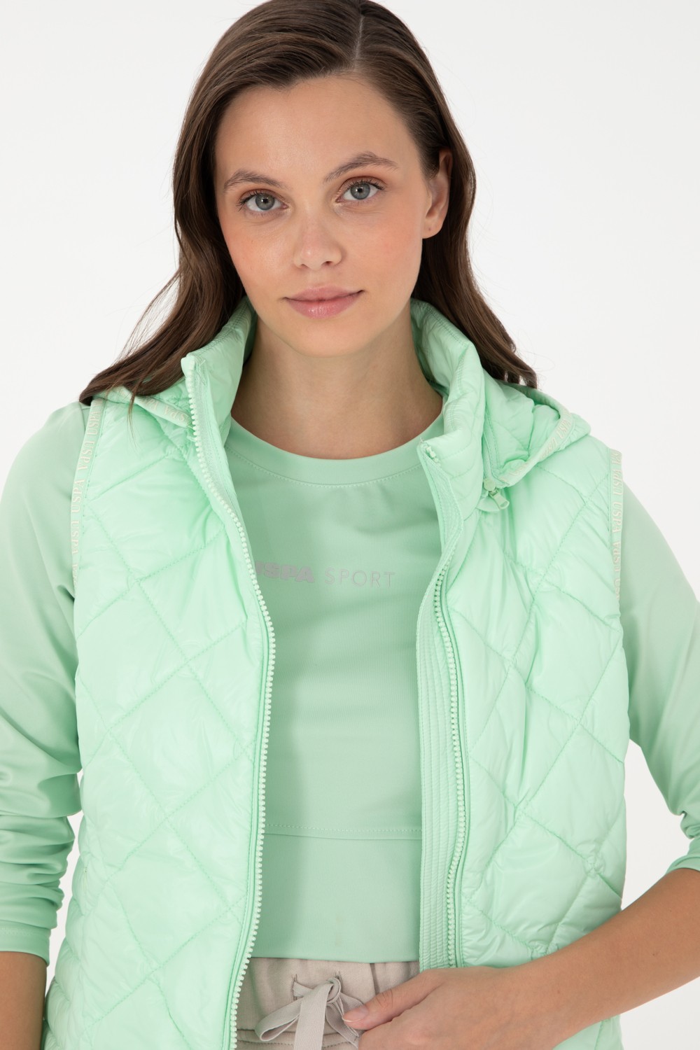 U.S. Polo Assn. Kadın Yelek (Dokuma) 50291311-VR250 görsel 2