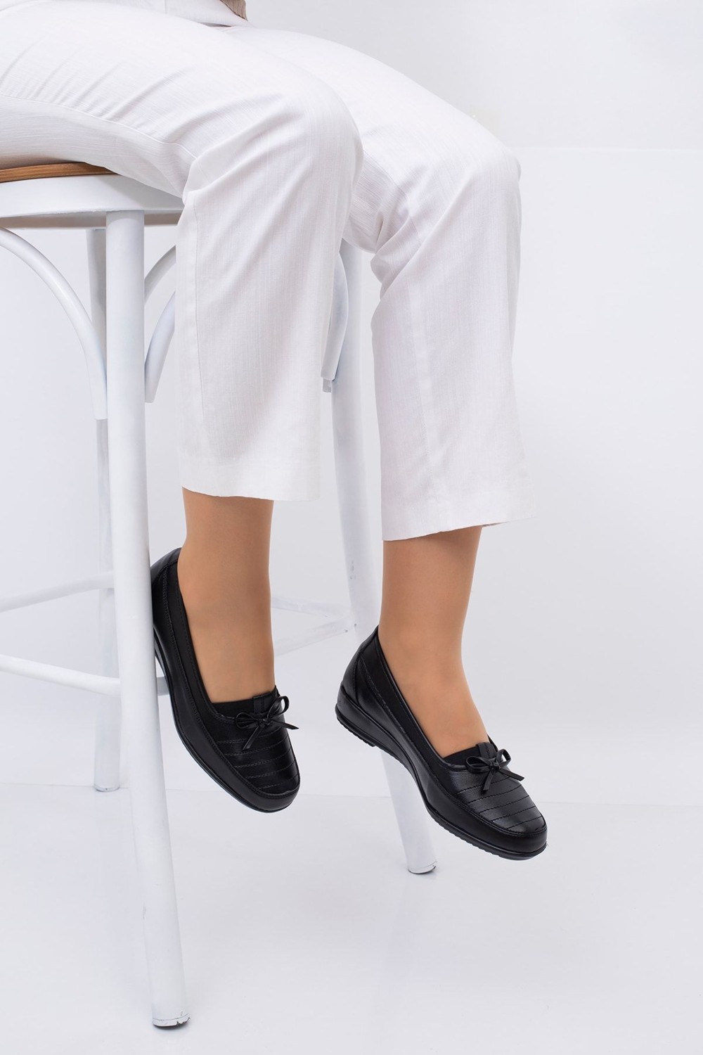 Ern Shoes İçi Hakiki Deri Bej Renk Tam Ortopedik Anne Ayakkabısı görsel 7