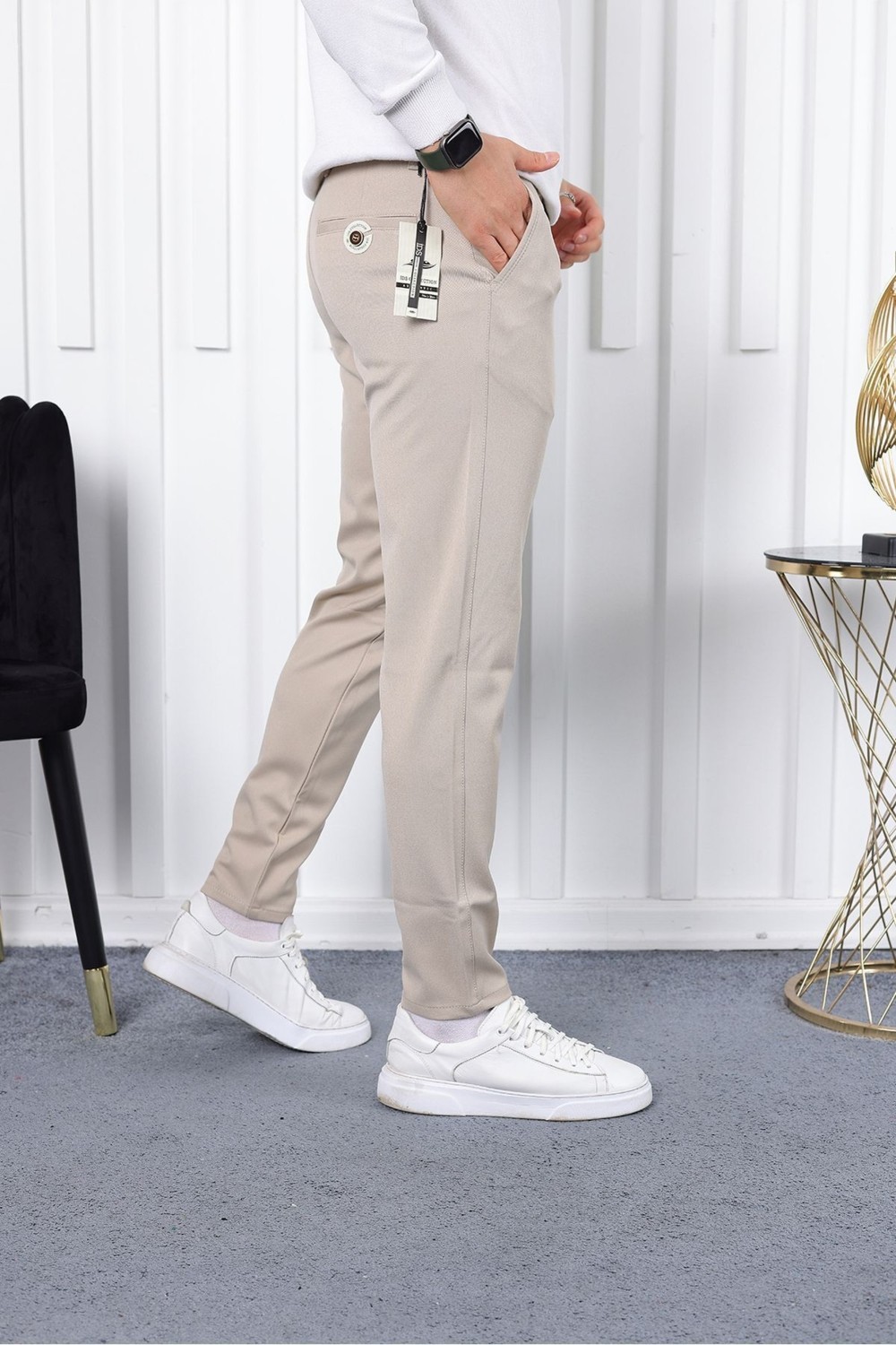 İDS Collection Mevsimlik Slimfit Likralı Kumaş Pantolon