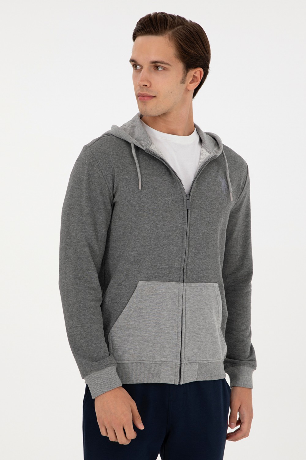 U.S. Polo Assn. Erkek Lacivert Örme Hırka 50290255-VR033 görsel 3