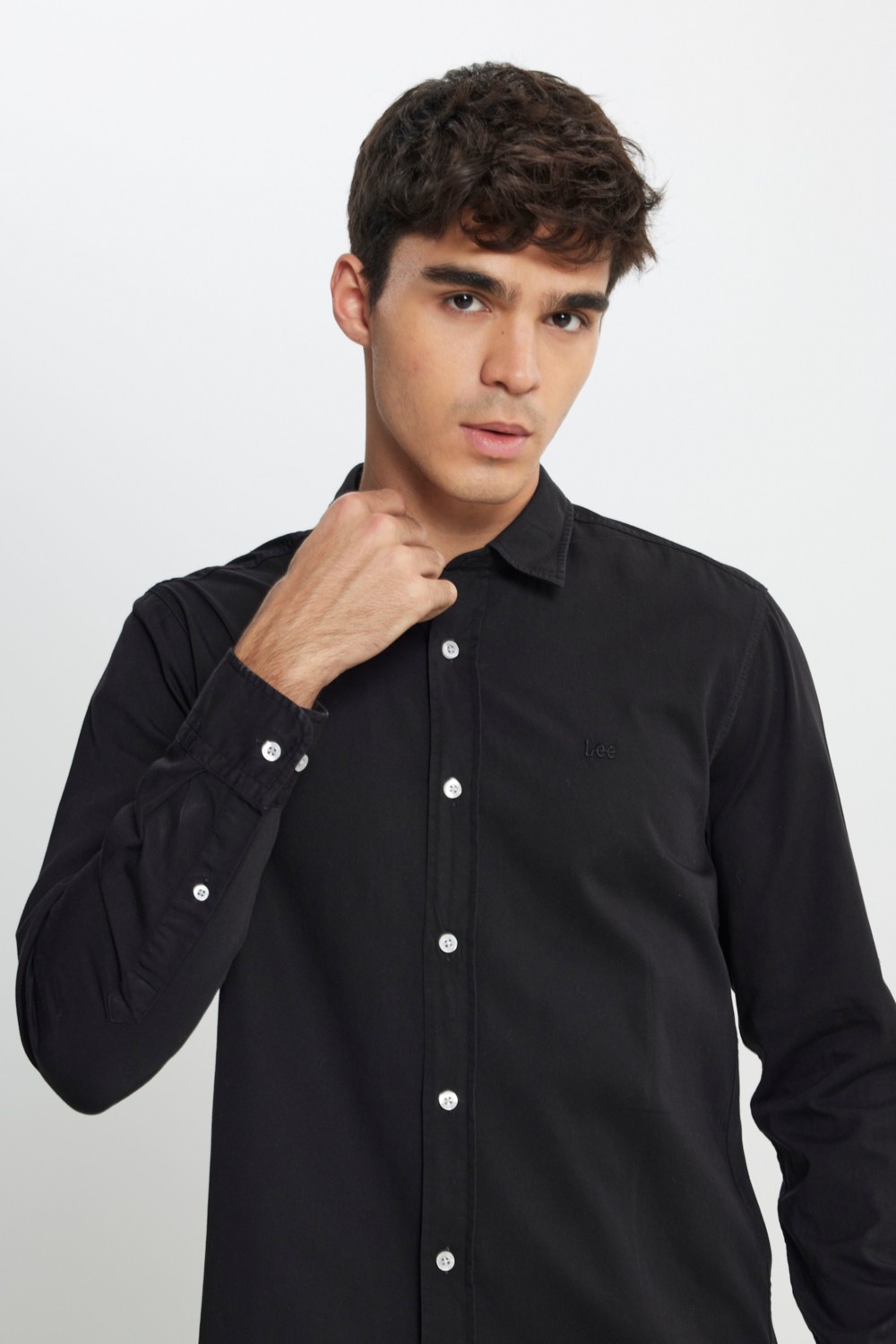 Lee Regular Fit Normal Kesim %100 Pamuk Mavi Uzun Kollu Gömlek görsel 6
