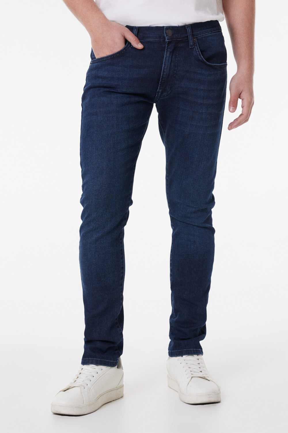 Riders By Lee Slim Fit Dar Kesim Normal Bel Lacivert Esnek Kansas Jean Denim Kot Pantolon görsel 8
