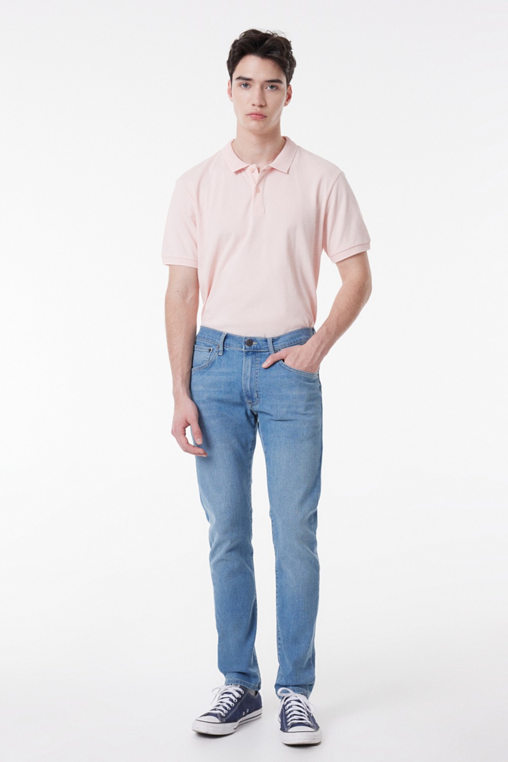 Riders By Lee Slim Fit Dar Kesim Normal Bel Lacivert Esnek Kansas Jean Denim Kot Pantolon