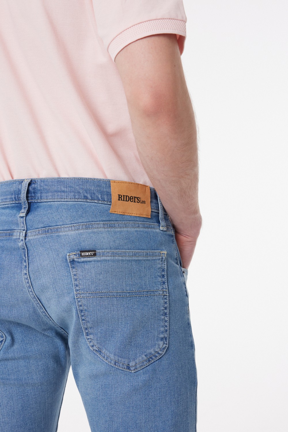Riders By Lee Slim Fit Dar Kesim Normal Bel Lacivert Esnek Kansas Jean Denim Kot Pantolon görsel 6