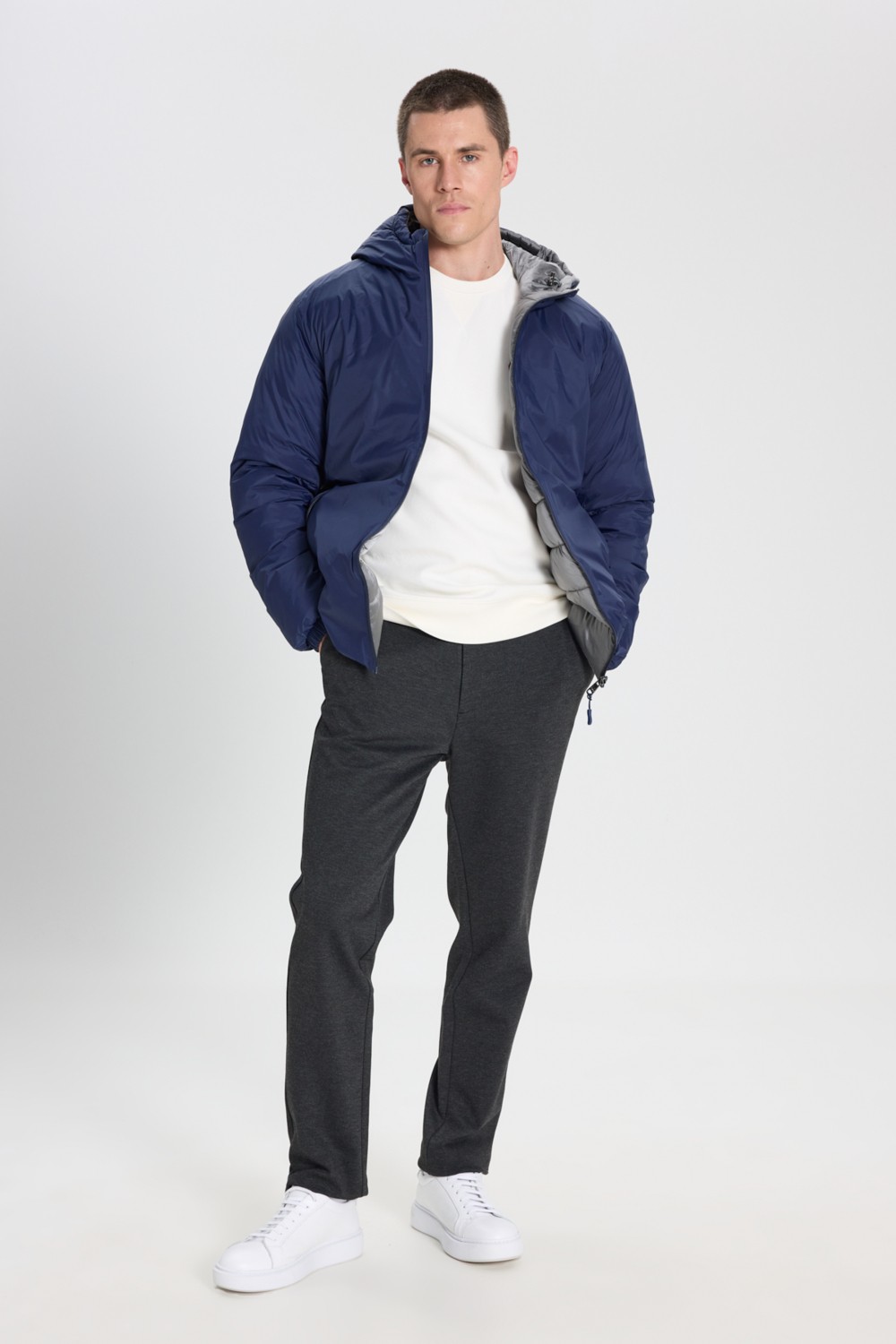 Wrangler Regular Fit Normal Kesim Çift Taraflı Mont görsel 5