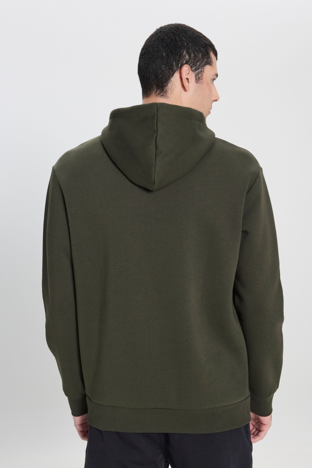 Lee Erkek Mid Logo Hoodie Sweatshirt L212302990 görsel 4