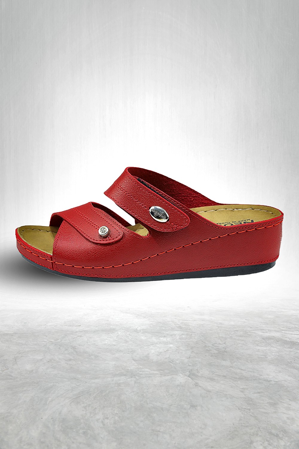 Neon Shoes Depi Kadın Ortopedik Yumuşak Taban Günlük Terlik Şık Taşlı Misafir Genç Anne Dışarı & Ev Terliği görsel 3