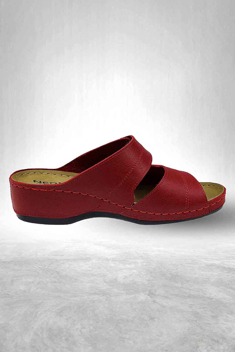 Neon Shoes Depi Kadın Ortopedik Yumuşak Taban Günlük Terlik Şık Taşlı Misafir Genç Anne Dışarı & Ev Terliği görsel 5