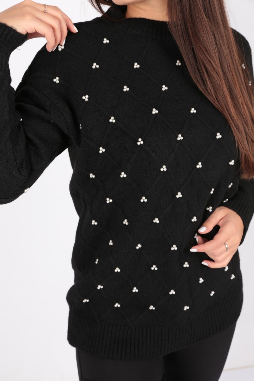 Fashion Friends 24K0348K1 Kadın Incili Tunik görsel 5