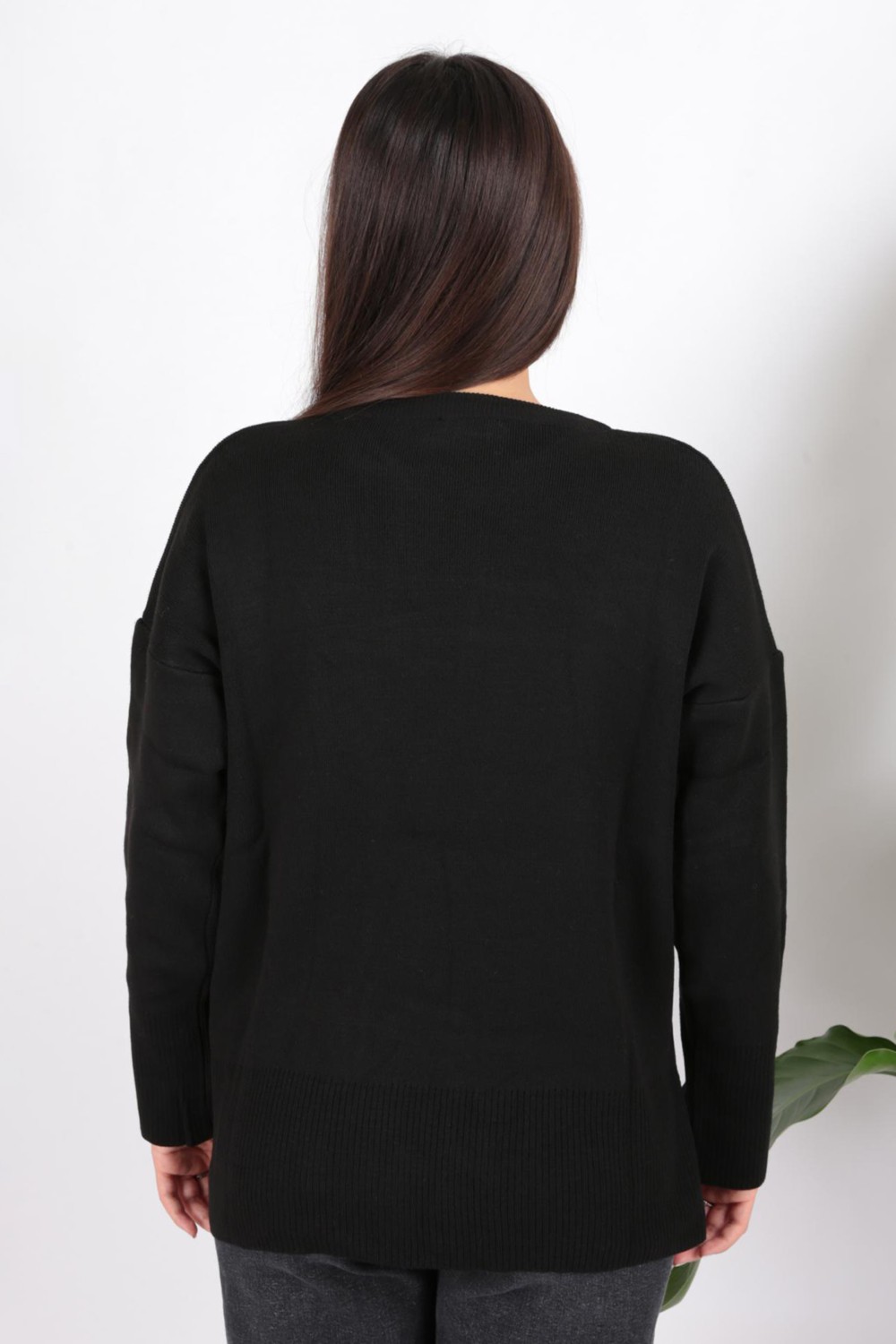 Fashion Friends 24K0263K1 Kadın Bisiklet Yaka Tunik görsel 4