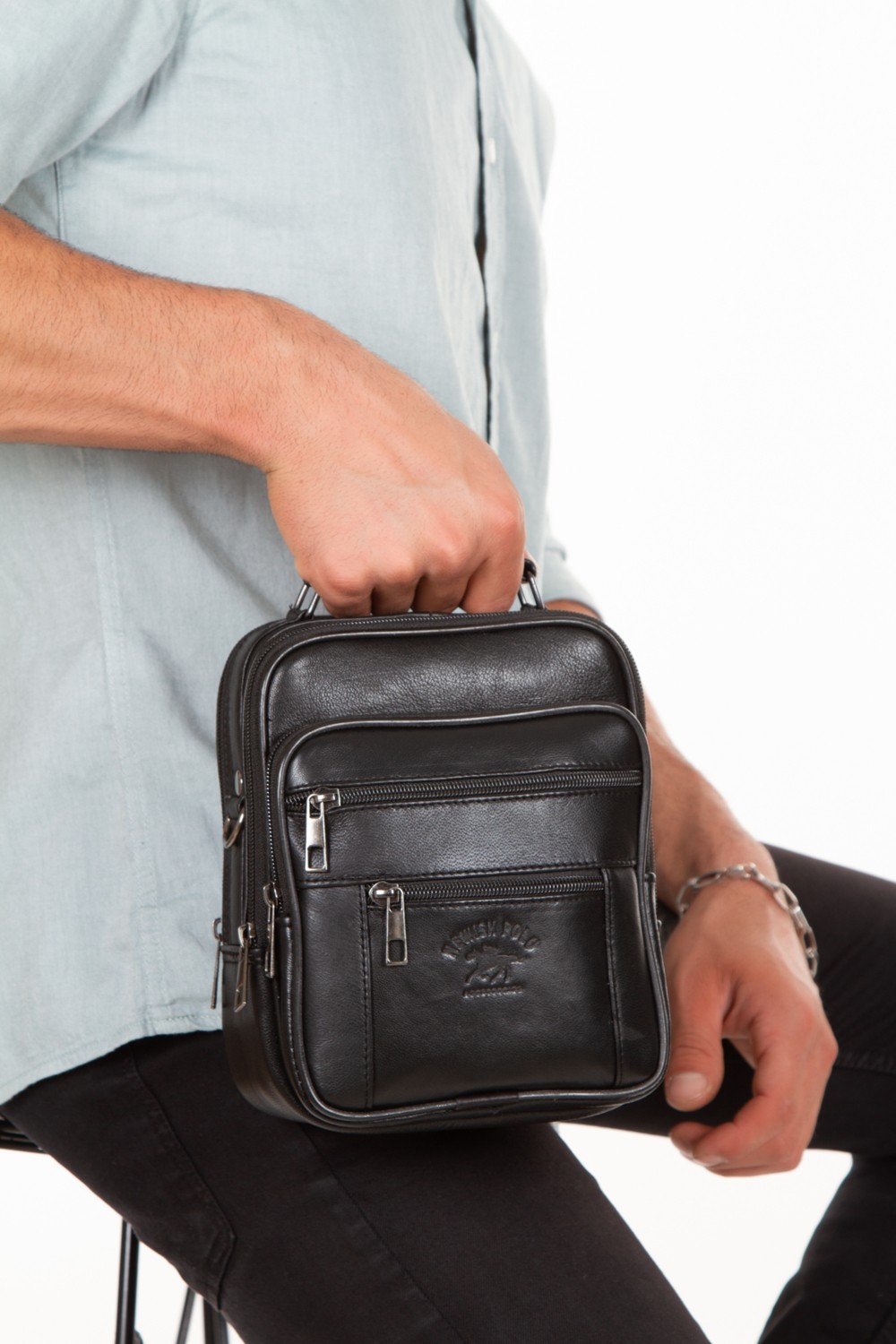 Newish Polo Deri Kasalı El Çantası Ergonomik Tasarım ile Günlük Kullanım için Şık ve Fonksiyonel