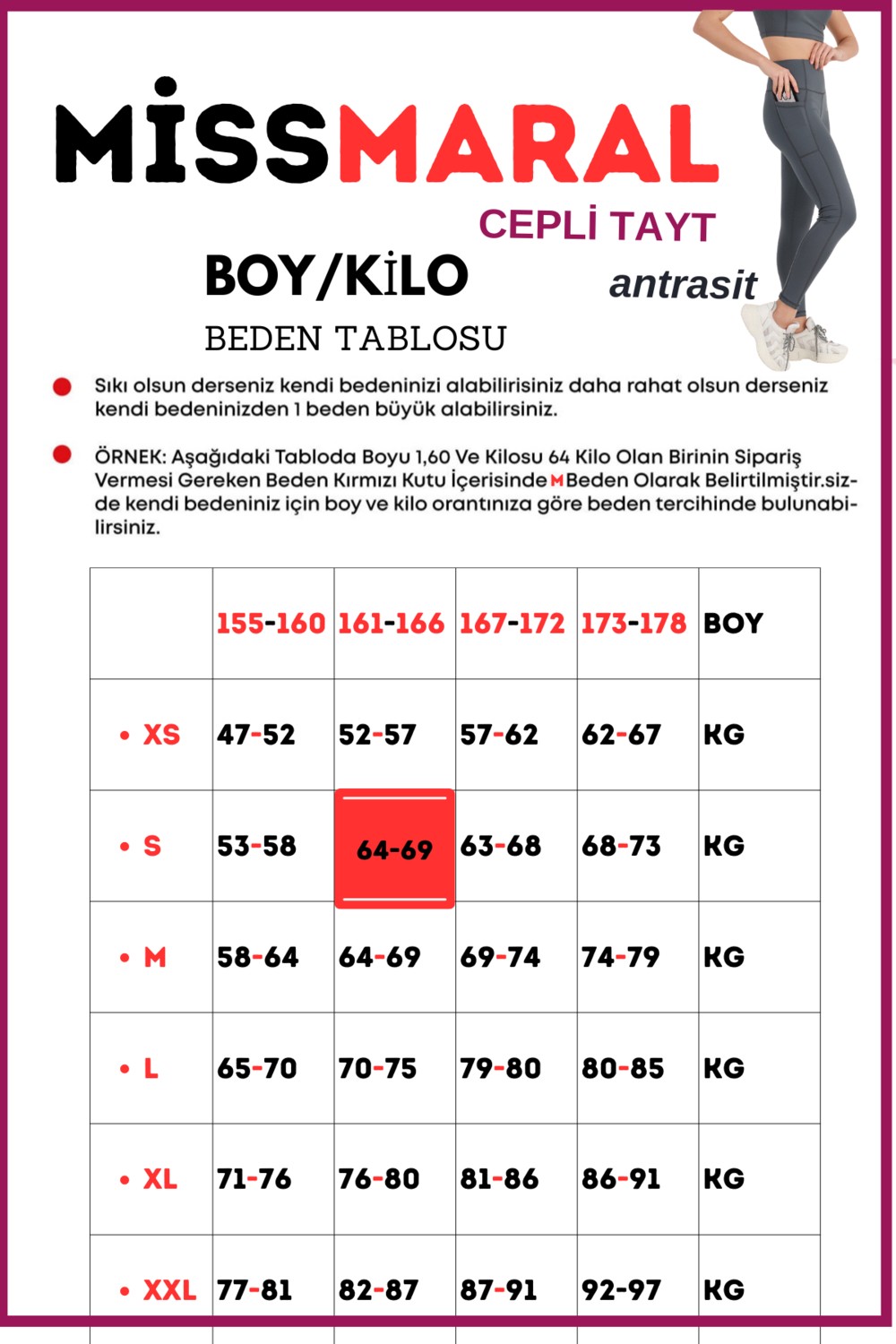 Miss Maral Kadın Siyah Yüksek Bel Toparlayıcı Çift Cepli Spor Tayt Bilek Boy Slim Fit Görünüm 1057 görsel 5