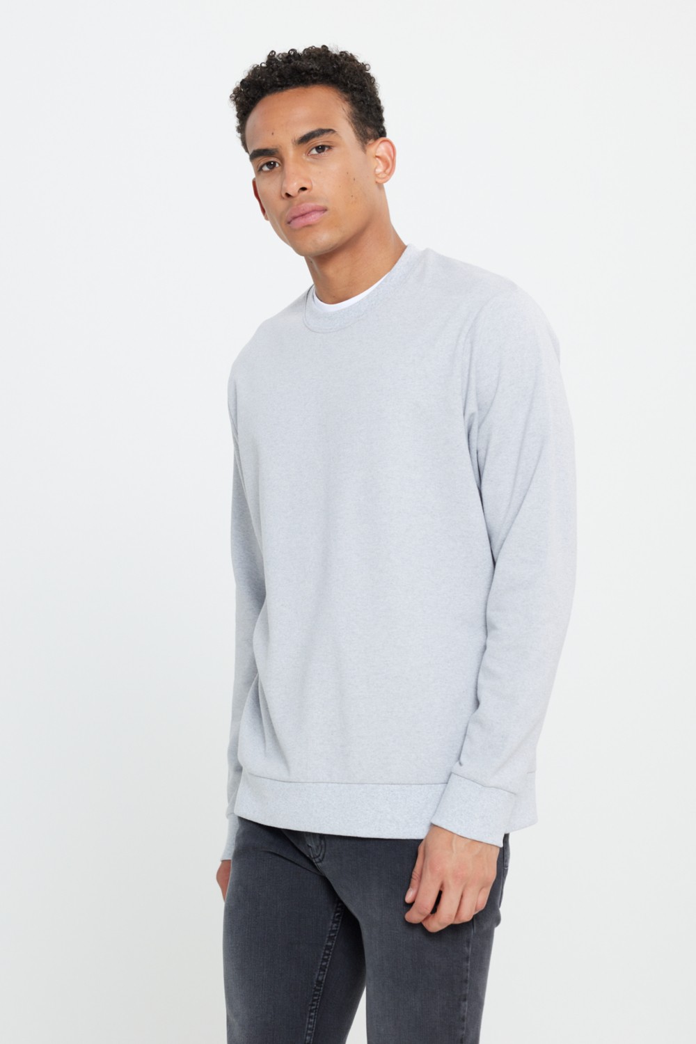 Altınyıldız Classics 2'li Paket Pamuklu Standart Fit Normal Kesim Bisiklet Yaka Sweatshirt görsel 7