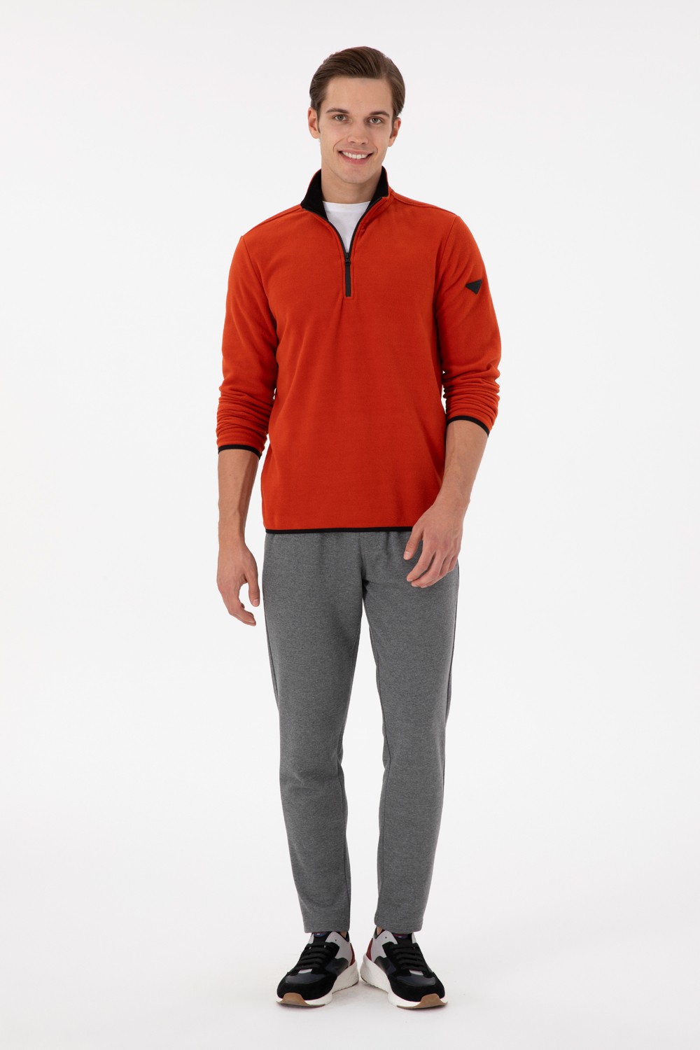U.S. Polo Assn. Erkek Antrasit Melanj Eşofman Altı 50294460-VR081