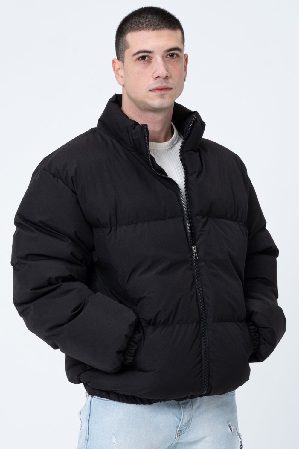 Garen Yağmur Rüzgar Geçirmez Bomber Oversize Mont Ceket Kaban Waterproof