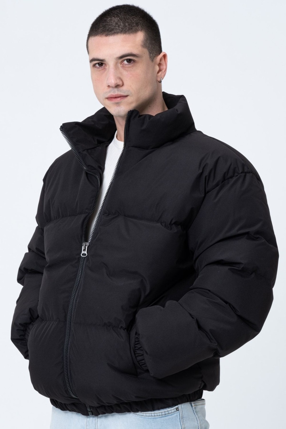 Garen Yağmur Rüzgar Geçirmez Bomber Oversize Mont Ceket Kaban Waterproof görsel 2