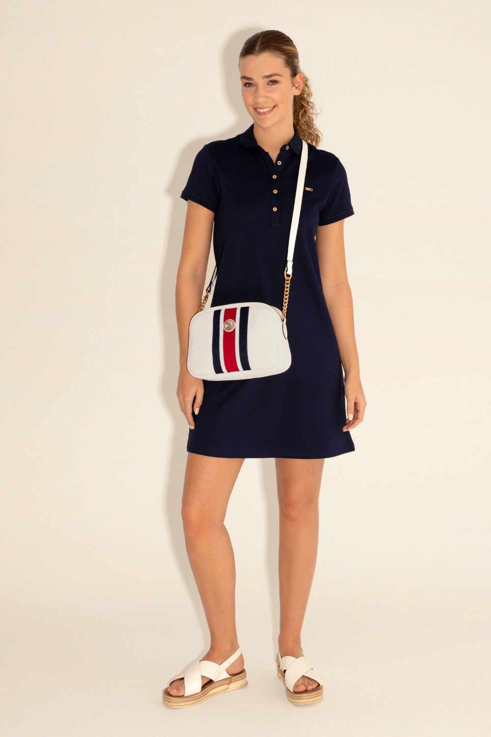 U.S. Polo Assn. Kadın Lacivert Çapraz Çanta 50293682-VR033