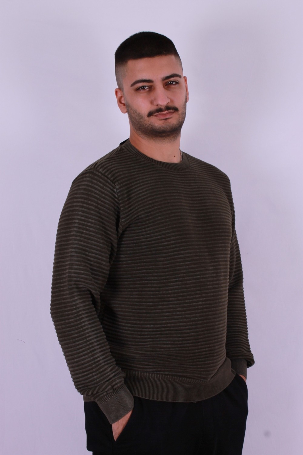 Loft Koyu Haki Erkek Sweatshirt LF2036897 görsel 2