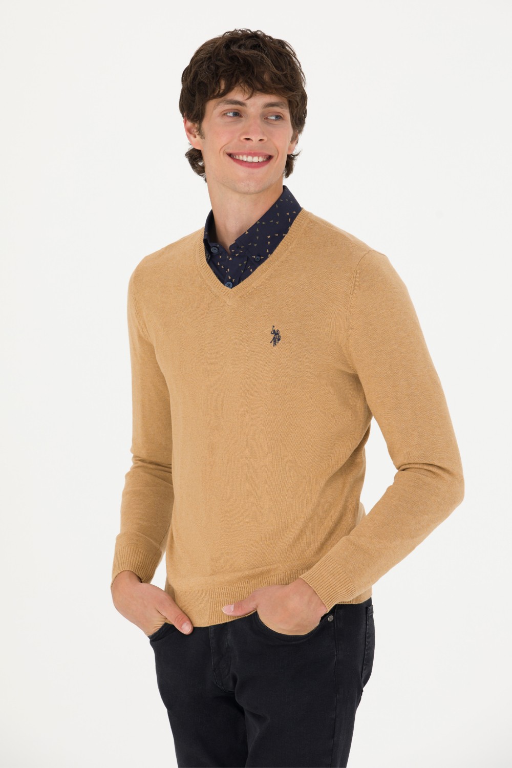 U.S. Polo Assn. Erkek Siyah Kazak /Triko 50275819-VR046