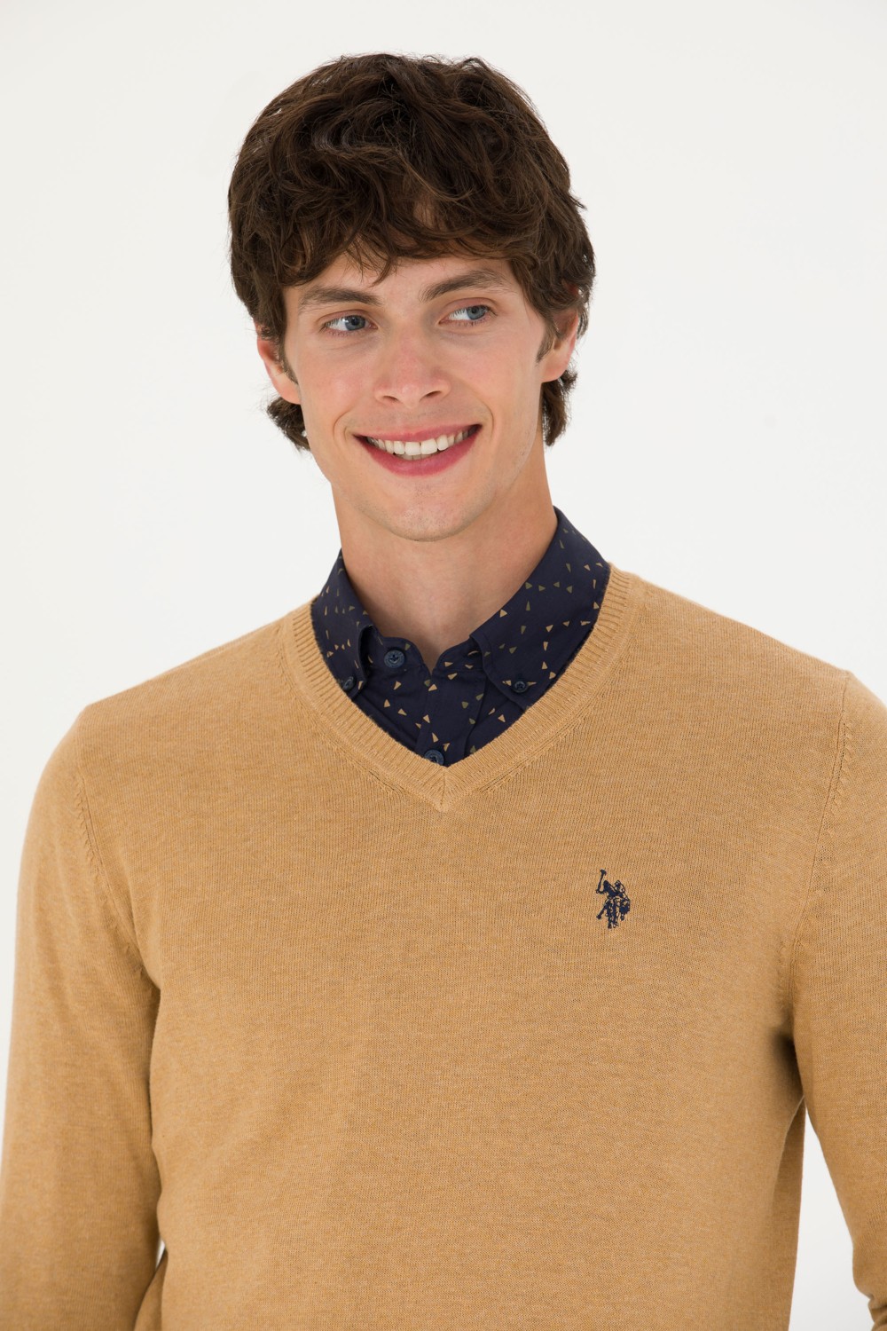 U.S. Polo Assn. Erkek Siyah Kazak /Triko 50275819-VR046 görsel 2