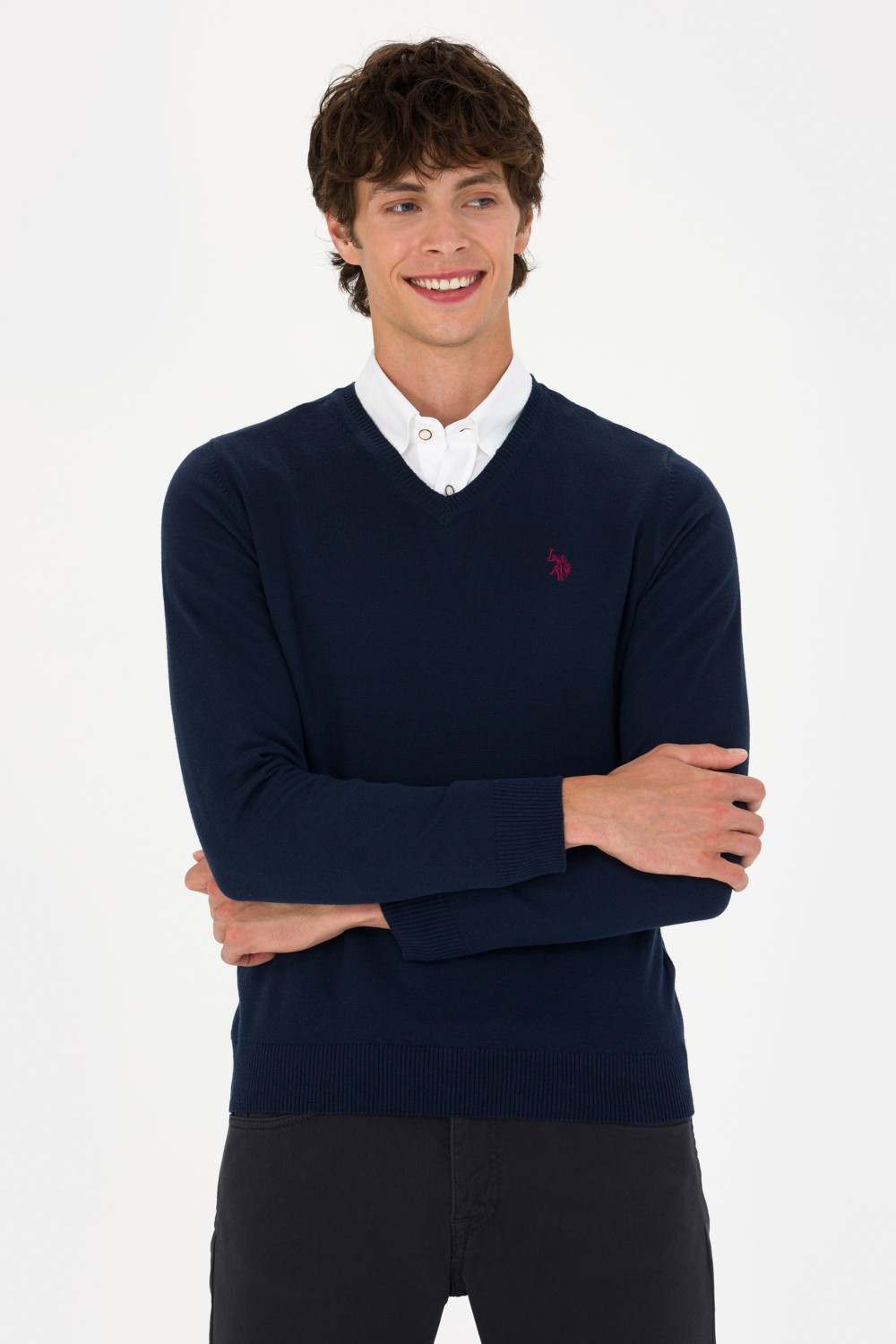 U.S. Polo Assn. Erkek Siyah Kazak /Triko 50275819-VR046