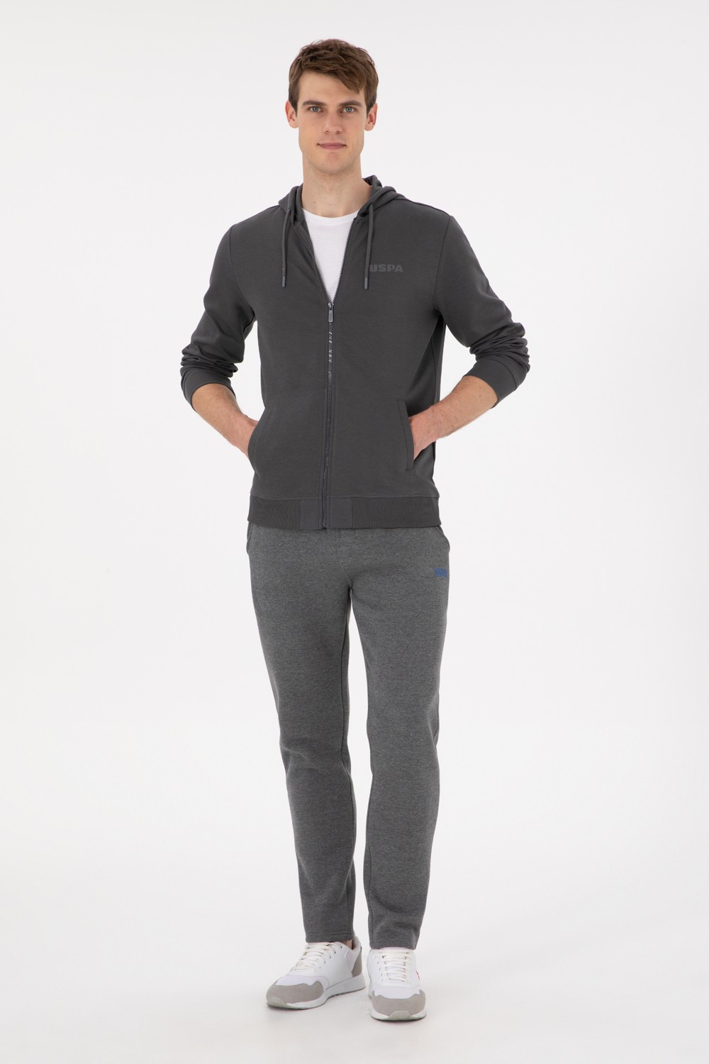 U.S. Polo Assn. Erkek Antrasit Örme Hırka 50293412-VR006 görsel 4