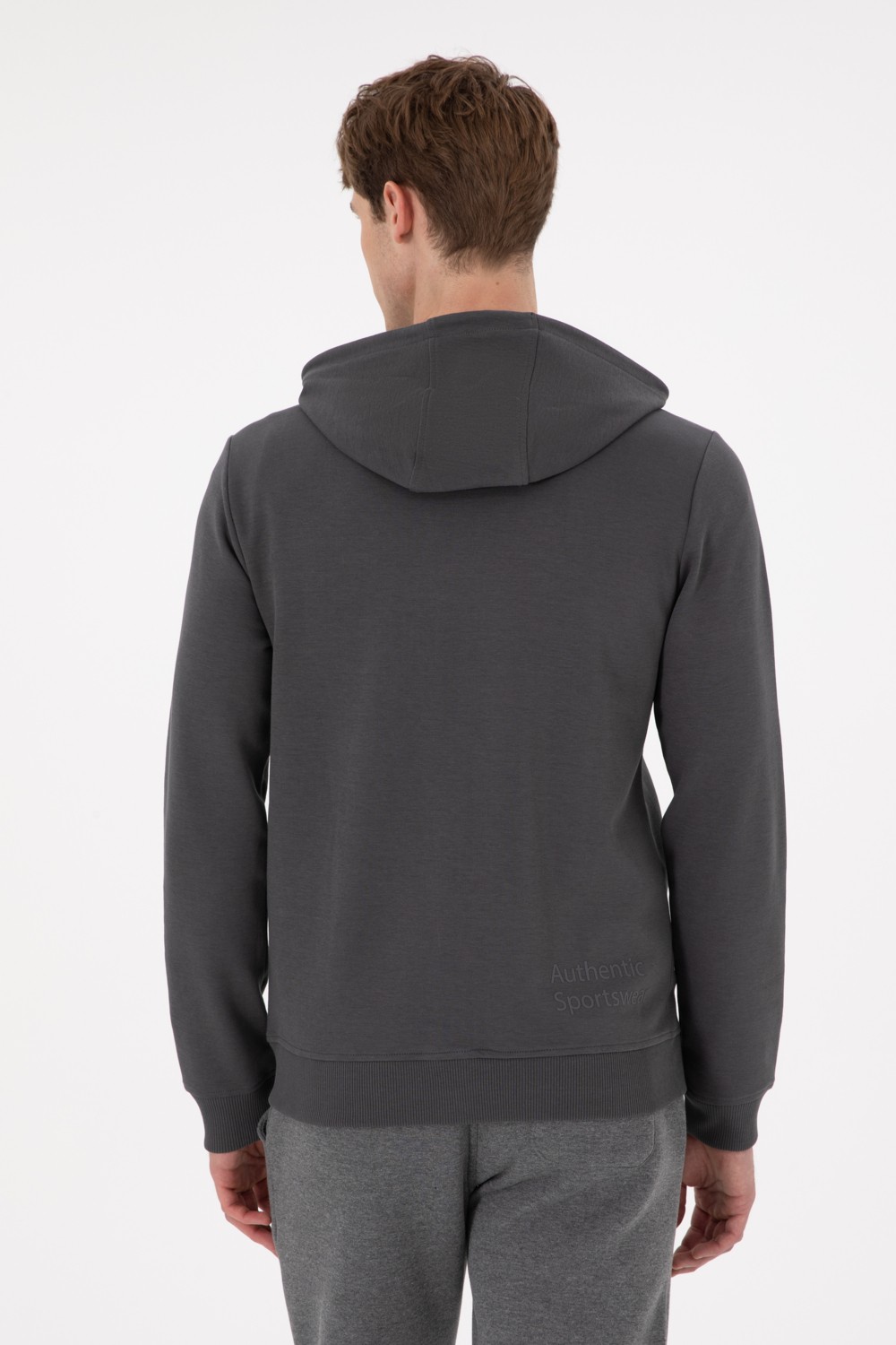 U.S. Polo Assn. Erkek Antrasit Örme Hırka 50293412-VR006 görsel 5