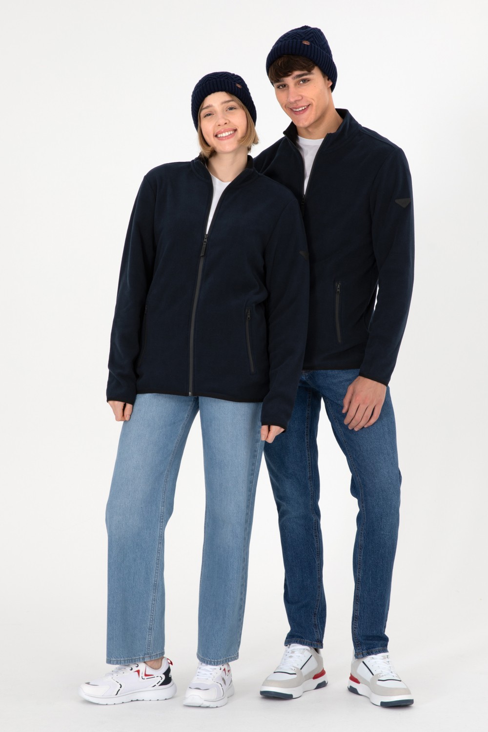 U.S. Polo Assn. Erkek Siyah Basic Polar Hırka 50298066-VR046