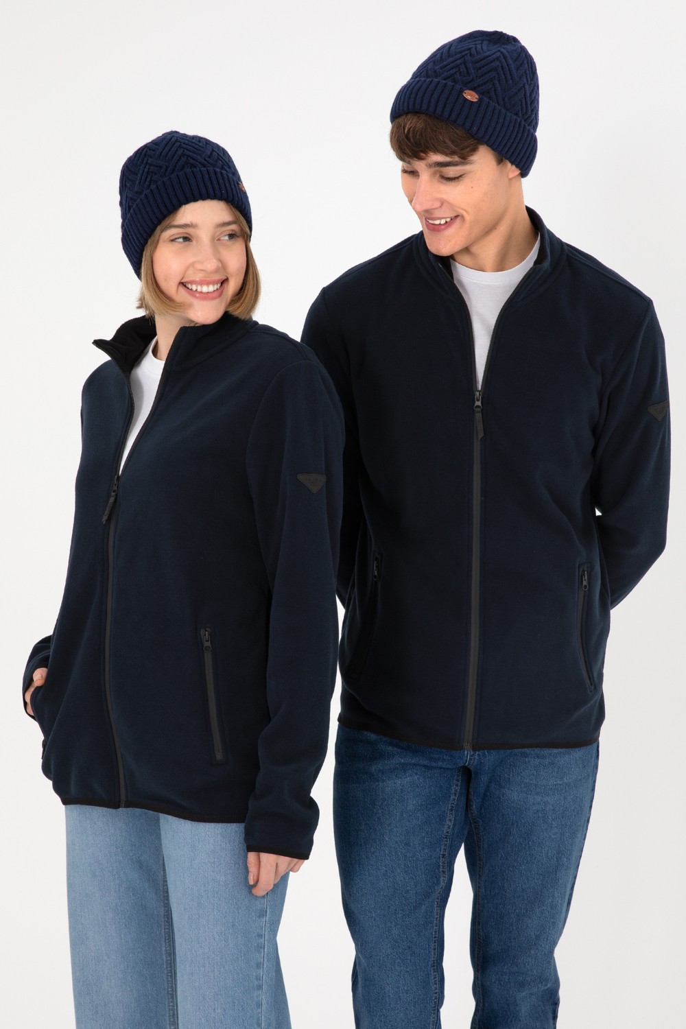 U.S. Polo Assn. Erkek Siyah Basic Polar Hırka 50298066-VR046 görsel 2