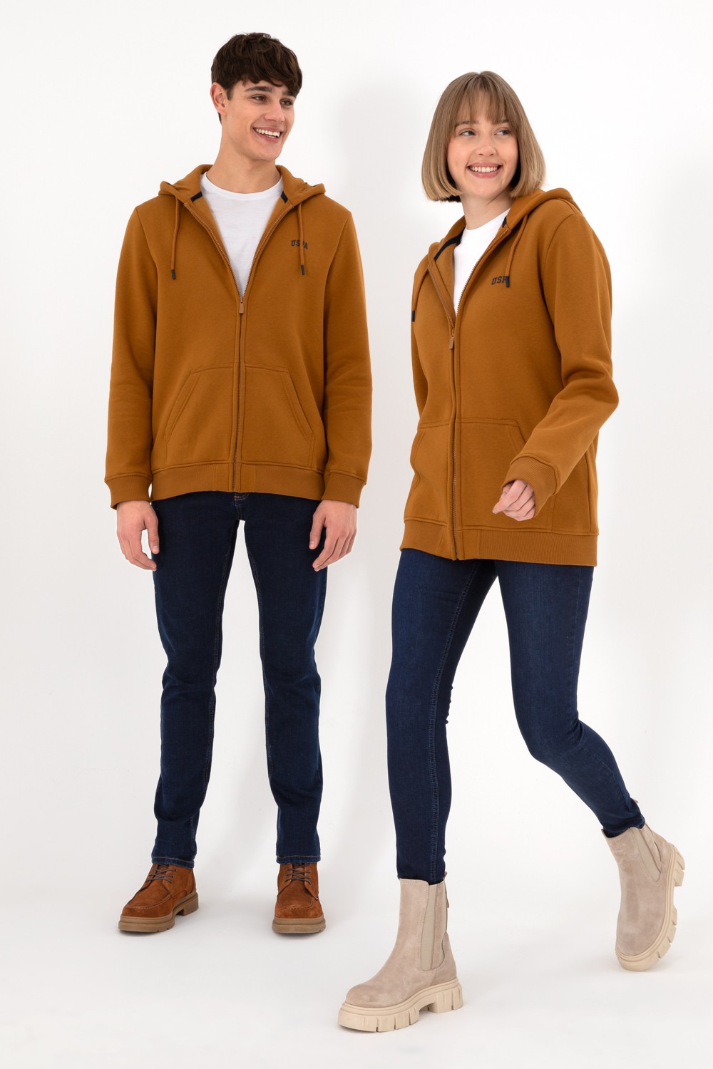 U.S. Polo Assn. Erkek Bordo Şardonlu Örme Hırka 50293146-VR014 görsel 2