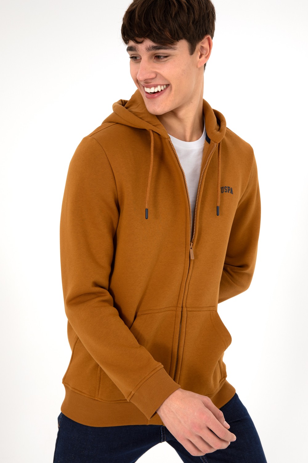 U.S. Polo Assn. Erkek Bordo Şardonlu Örme Hırka 50293146-VR014 görsel 5