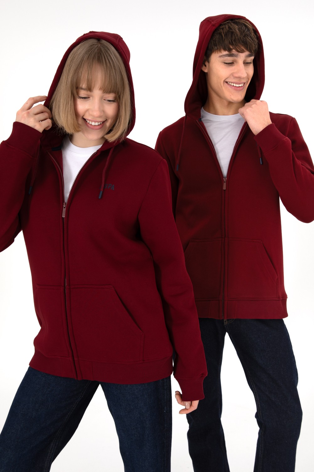 U.S. Polo Assn. Erkek Bordo Şardonlu Örme Hırka 50293146-VR014 görsel 8