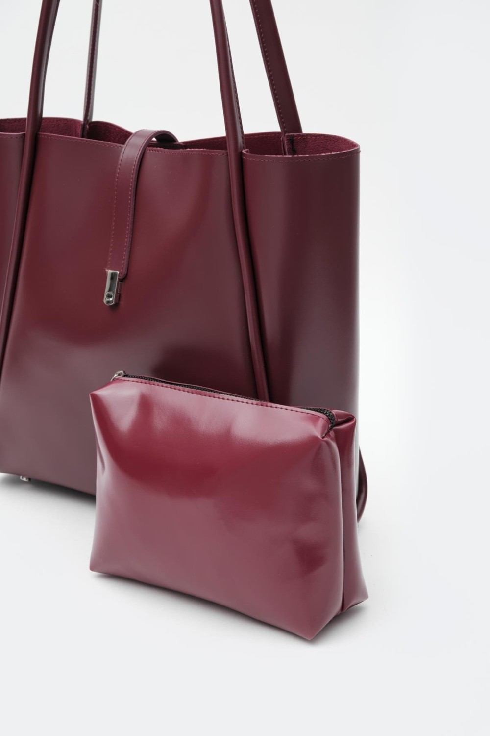 Shule Bags Chester Kilitli Omuz Çantası Acı Kahve görsel 4