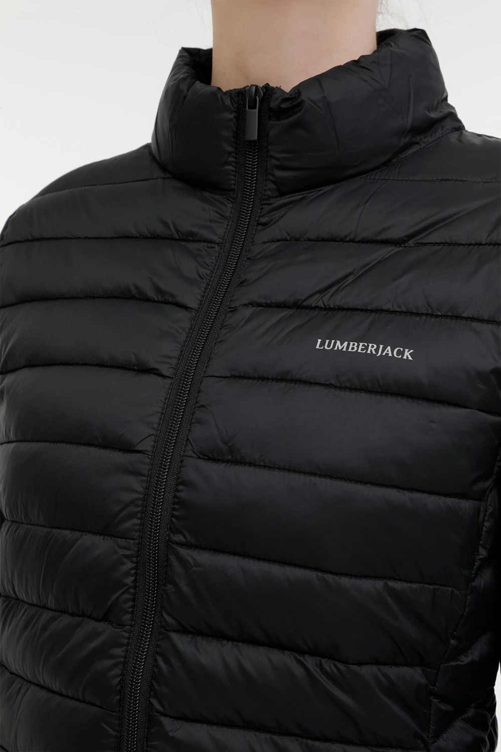 Lumberjack Kapitoneli Slim Fit Dik Yaka Şişme Mont Bayan Mont 1SN28 4pr görsel 4