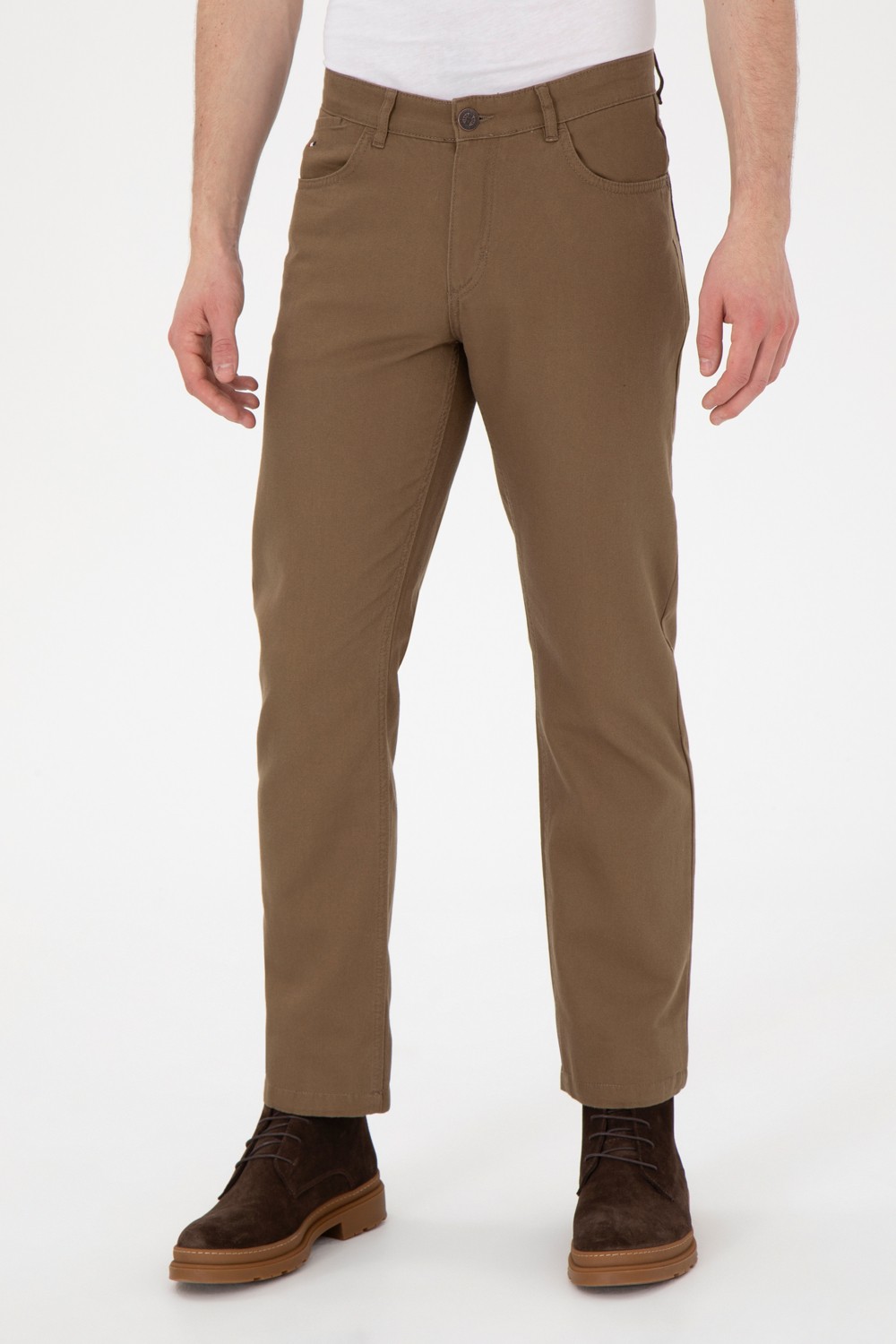 U.S. Polo Assn. Erkek Antrasit Pantolon (Kanvas-Chino) 50291178-VR006 görsel 8