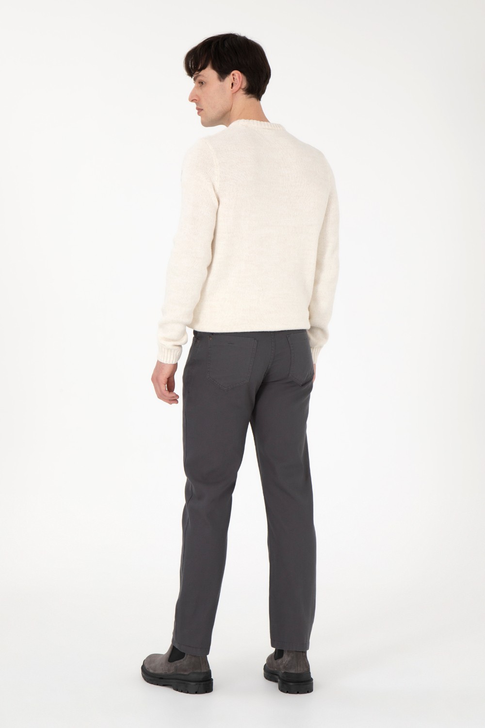 U.S. Polo Assn. Erkek Antrasit Pantolon (Kanvas-Chino) 50291178-VR006 görsel 4