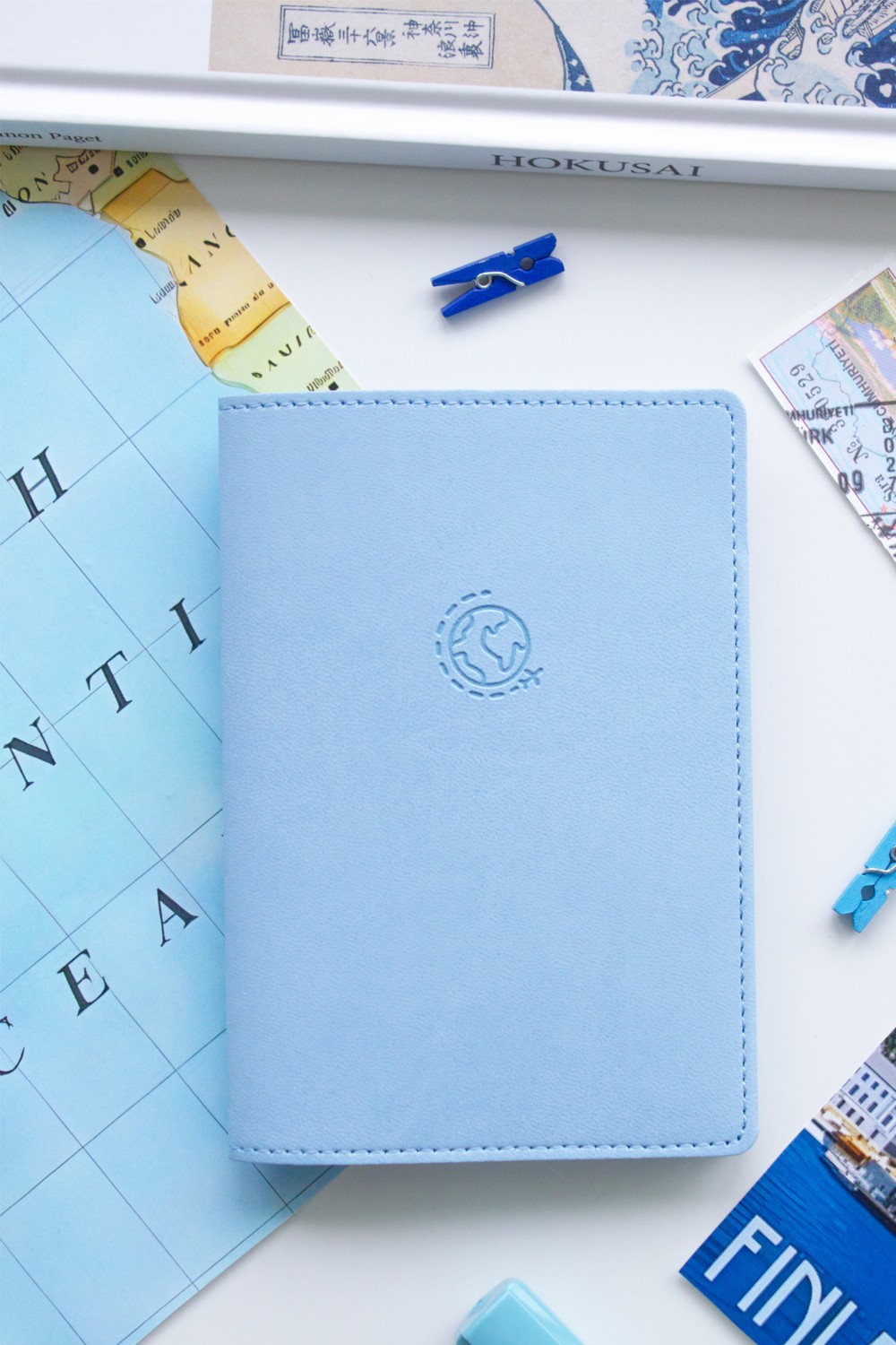 Matt Notebook Pembe Pasaport Kılıfı Suni Deri Minimalist Stil ile Şık Tasarım