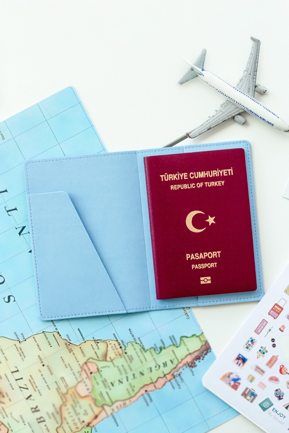 Matt Notebook Pembe Pasaport Kılıfı Suni Deri Minimalist Stil ile Şık Tasarım görsel 4